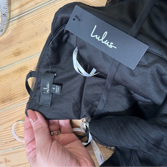 Lulus Radiant Event Black Mesh Tiered Pleated Backless Maxi Dress - Picture 8 of 10